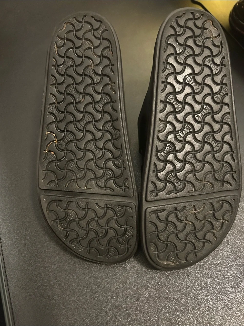 Arizona Droplet Buckle Patent Leather Sandals - Picture 5 of 12